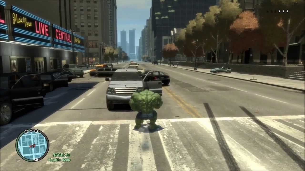 (Gta 4) Grand Theft Auto IV - Hulk Script Mod - mit Hulk in Gta IV sein Unwesen treiben  [Pc]