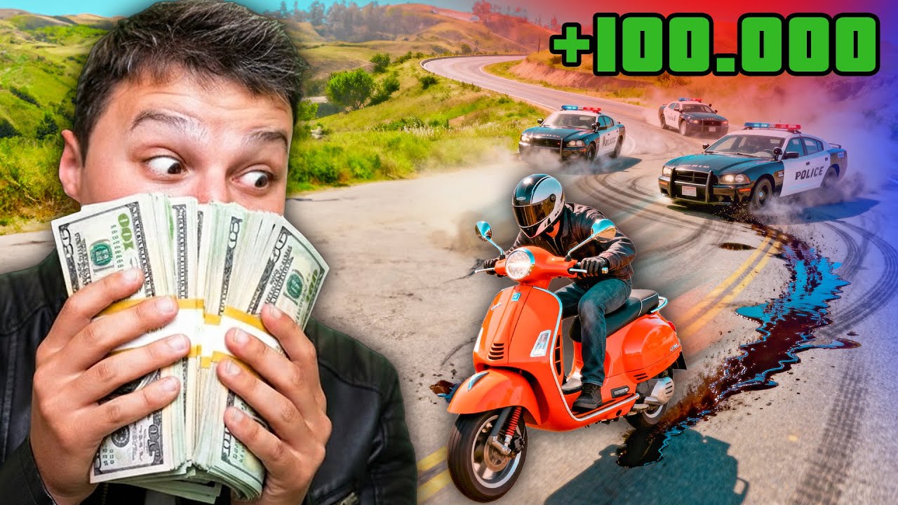 SCAPPO DALLA POLIZIA E DIVENTO MILIONARIO su GTA 5! 🚨