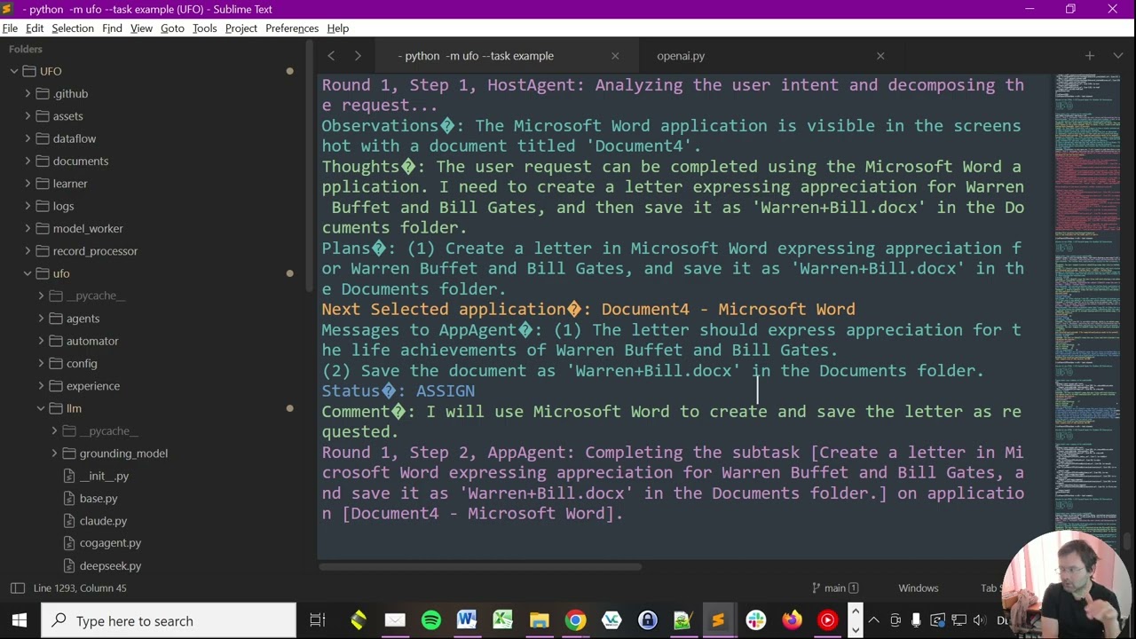 Automating Windows Desktops using AI with Microsoft UFO2