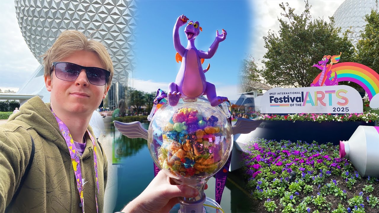 EPCOT Festival of the Arts 2025! NEW Figment Popcorn Bucket, Food Items and More!