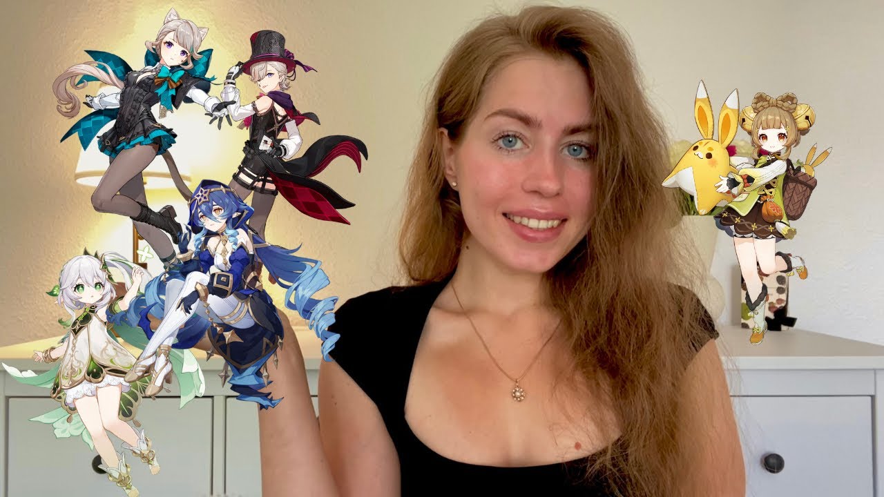 ASMR 🎭 Whispering All Genshin Impact Names From Ear to Ear New Version