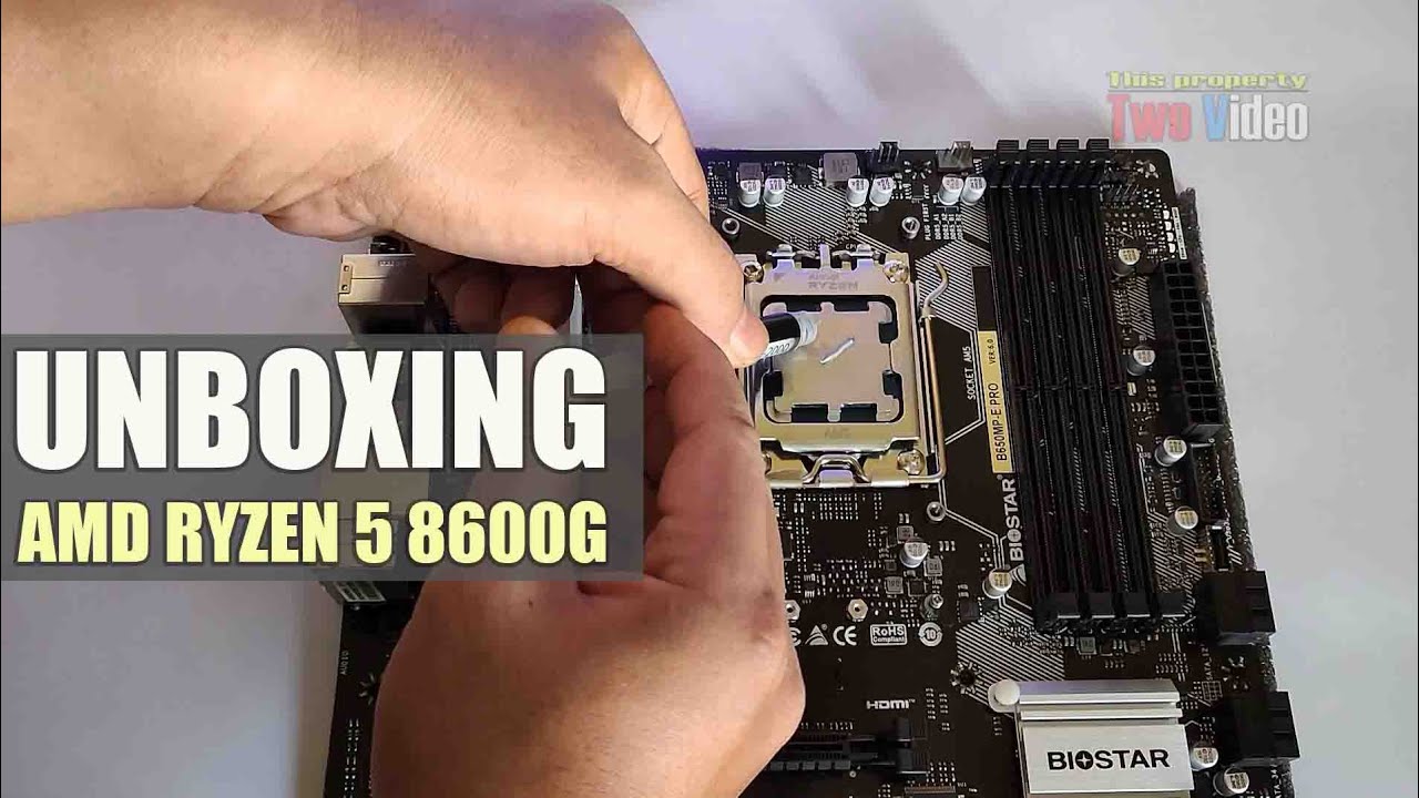 AMD Ryzen 5 8600G Unboxing | Test on Biostar B650M