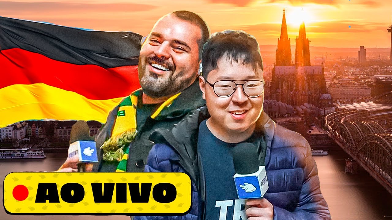 GAULES AO VIVO - LIMINHA E BT DESCOBRINDO A ALEMANHA ! VEM PASSEAR COM A TRIBO!!!