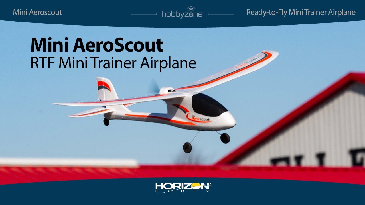 HobbyZone&reg; Mini AeroScout&trade; RTF Trainer Airplane