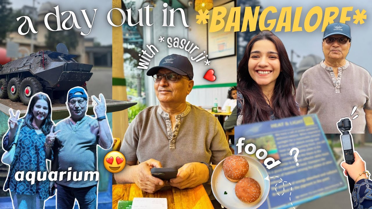 A Day Out in Bangalore with My Father-in-Law ❤️ Planetarium, Aquarium & Amazing Food