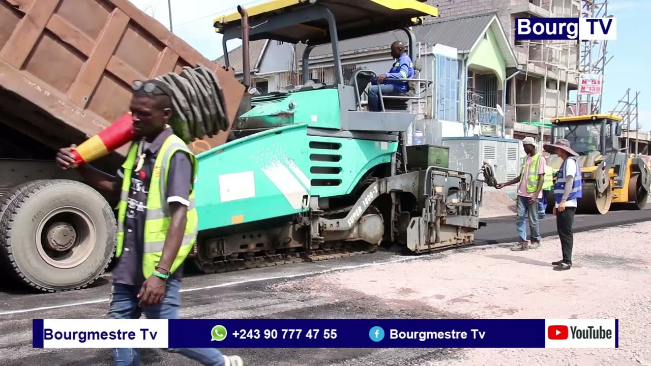 DEPUIS ÉLECTIONS YABA GOUVERNEUR ESALAMI,MISALA YA MACADAM EKOMI NA VITESSE NA PROVINCE YA KINSHASA