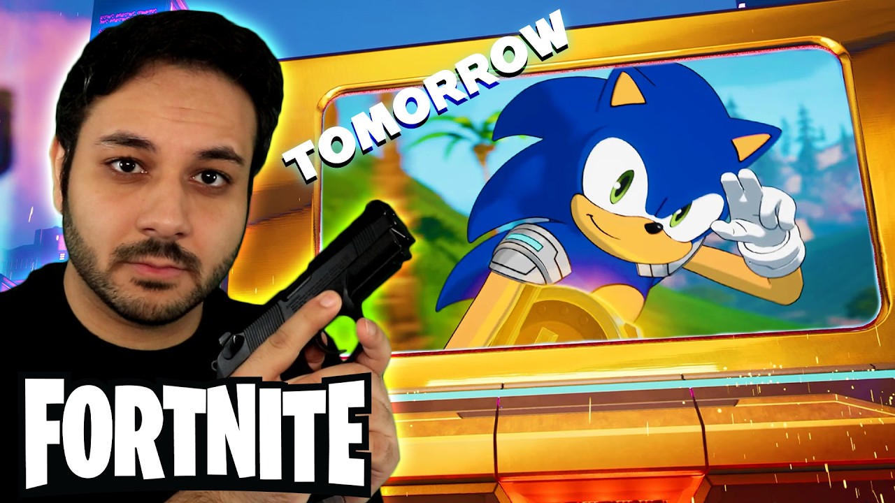 SONIC IN FORTNITE TOMORROW - Gotta Practice!
