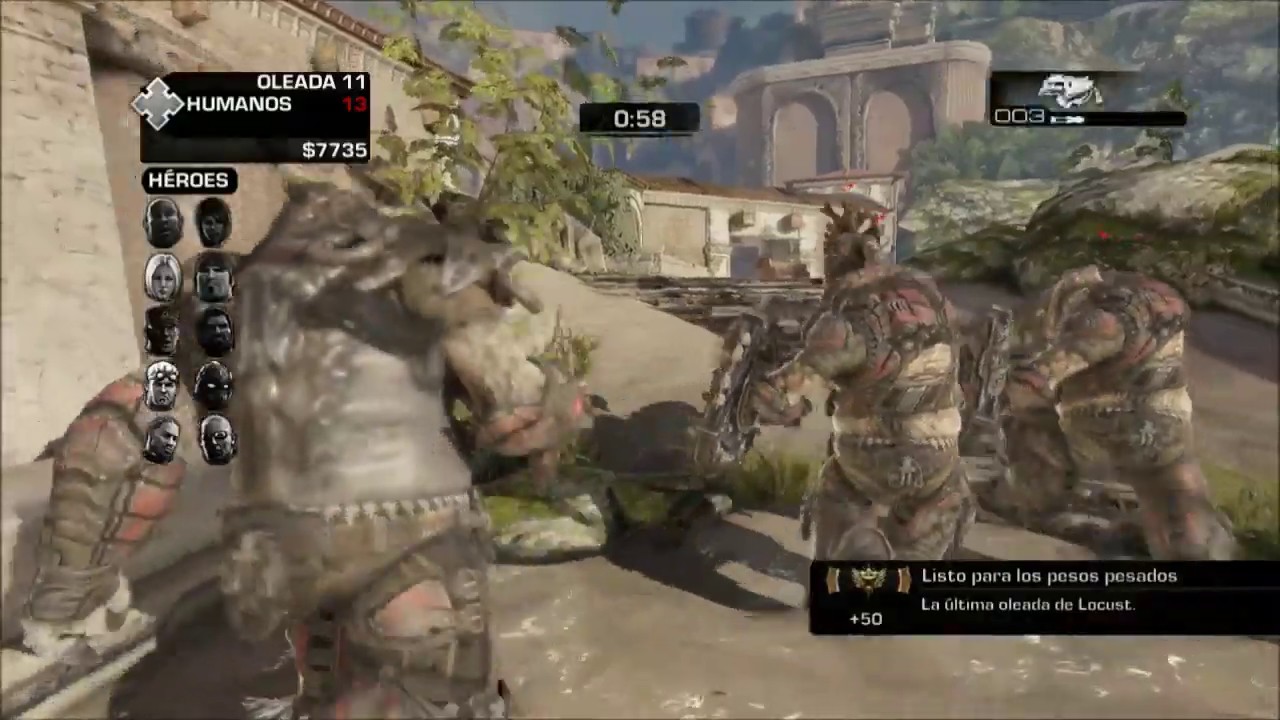 Gears of war 3: Modo Bestia en Ciudad Antigua / BOOOOM! XD / Gameplay HD
