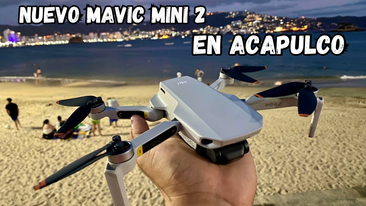 Estrenando un Drone DJI Mavic Mini 2 en Acapulco producto de Mercado Libre.