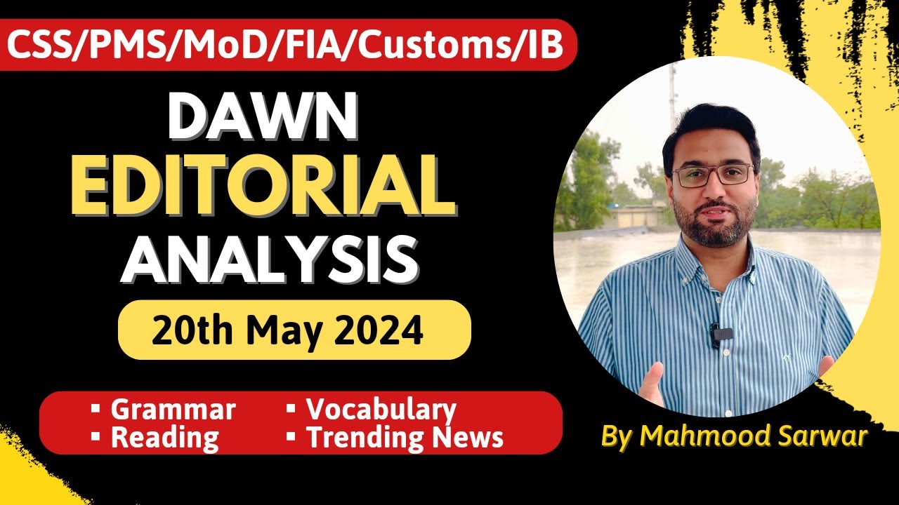 Editorial Analysis | Dawn | 20th May | Wheat Prices Crash #grammar #editorial #learnenglish #vocab