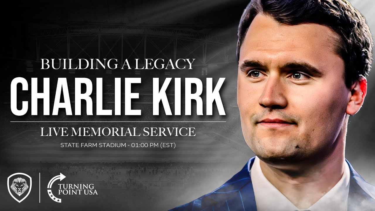 Charlie Kirk Memorial - Building A Legacy | TPUSA Live from Arizonas' State Farm Stadium
