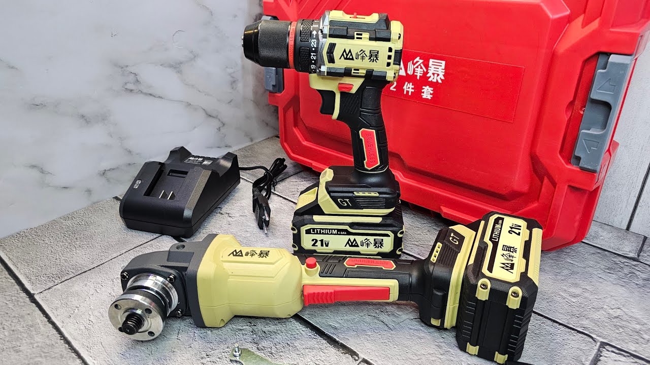 Feng Bao набор 2в1 \ Feng Bao kit 2in1 (шуруповёрт 13 мм / Ушм 125 мм)