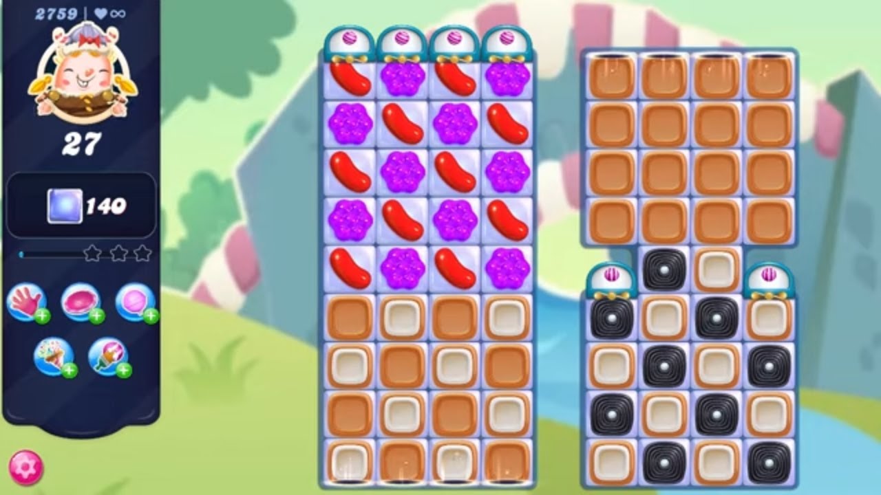 Candy Crush Saga LEVEL 2759 NO BOOSTERS (new version)🔄✅