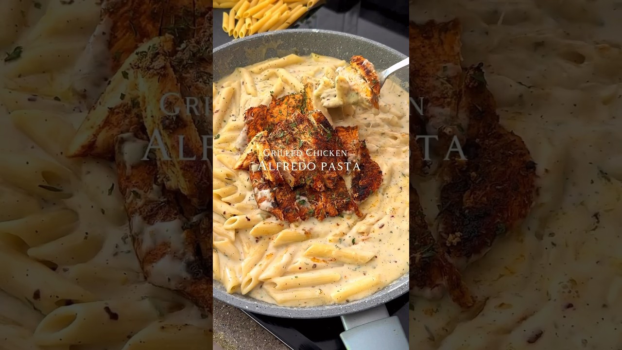 Grilled Chicken Alfredo Pasta