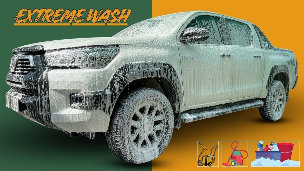 Foam & Power Washing a DIRTY Revo Rally ✨ | Deepest Pressure Wash Transformation