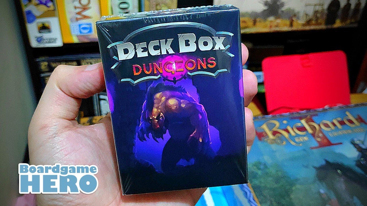 Deck Box Dungeons from Ariah Studios Unboxing - Retail Ed.