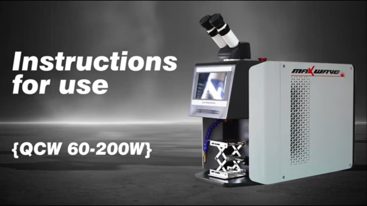 How to Install and Use QCW Jewelry Laser Welding Machine