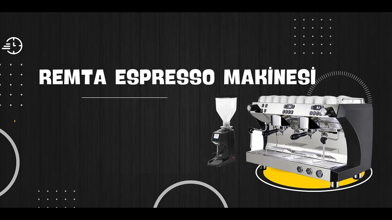 Remta Coffee Master Tam Otomatik Espresso Kahve Makinesi Kullanımı