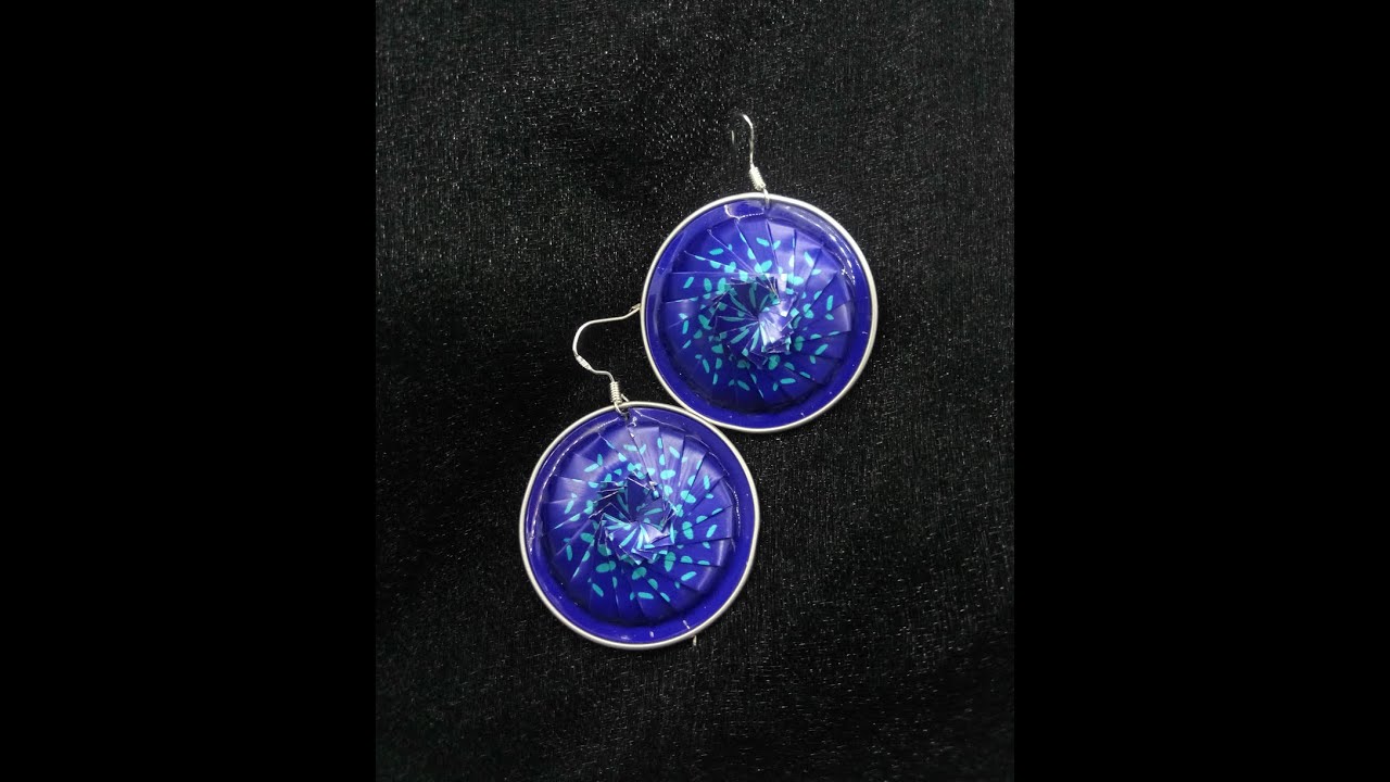 How to Recycle Nespresso Capsules- Easy DIY Craft Coffee Pod Earrings- Recycling Jewelry- Zero Waste