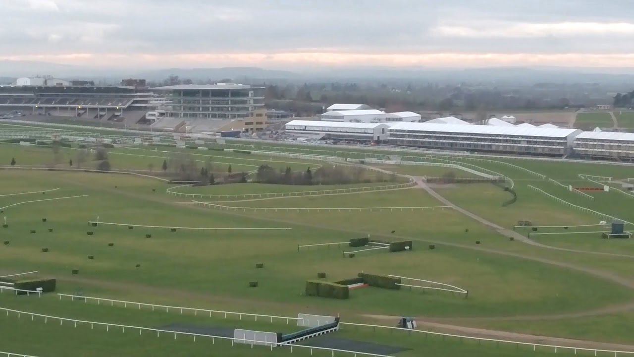 Drone Footage Of Cheltenham Racecourse Ahead Of The 2017 Cheltenham Festival