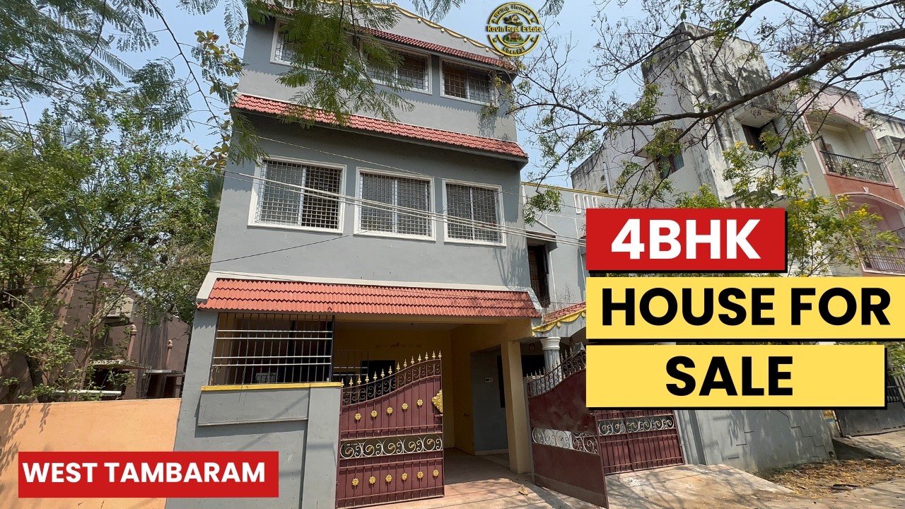 ID 2605 - House For Sale in Tambaram || G+1 || 26 Ft Road ||Well || Mudichur ||