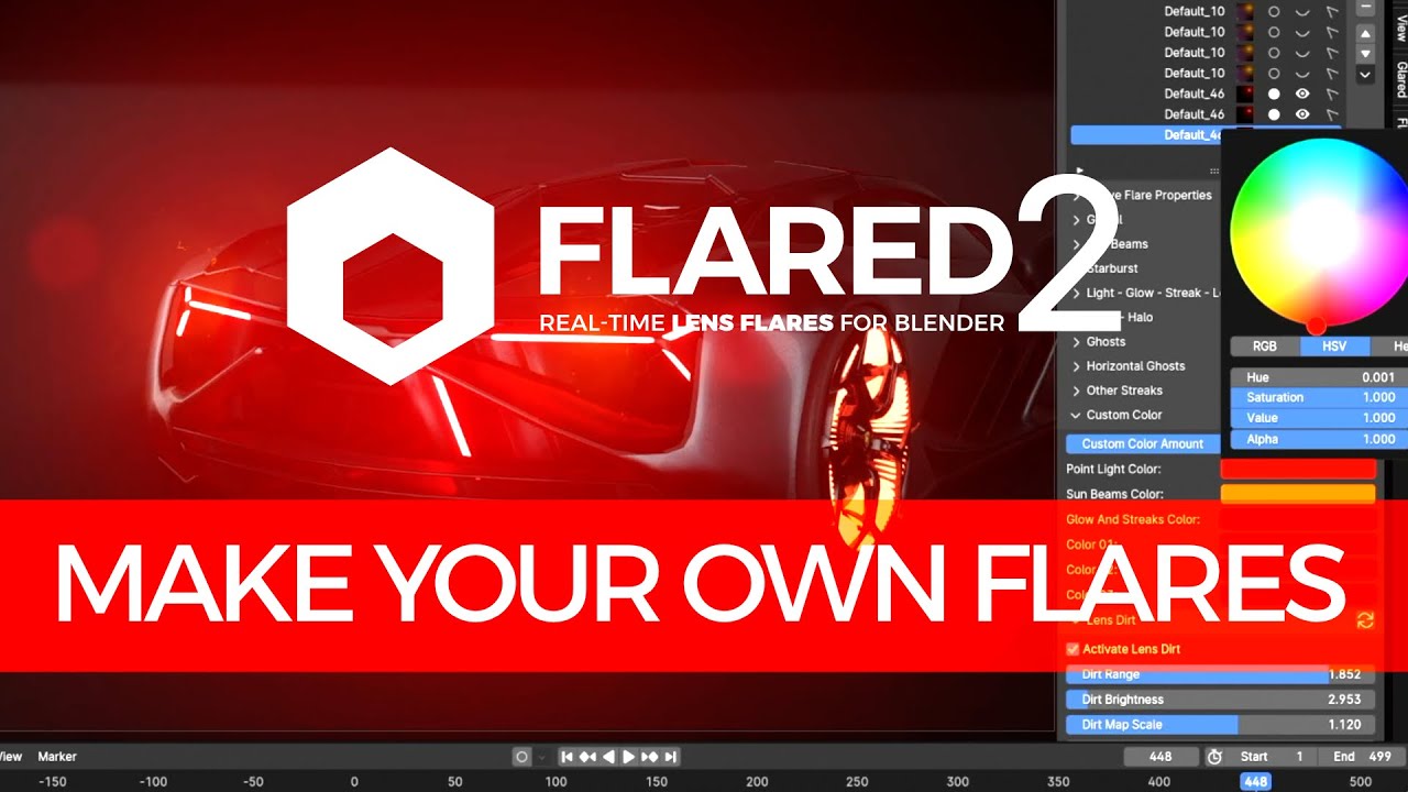 Flared2 - How to Create Custom Lens Flares in Blender (Real-Time Guide)