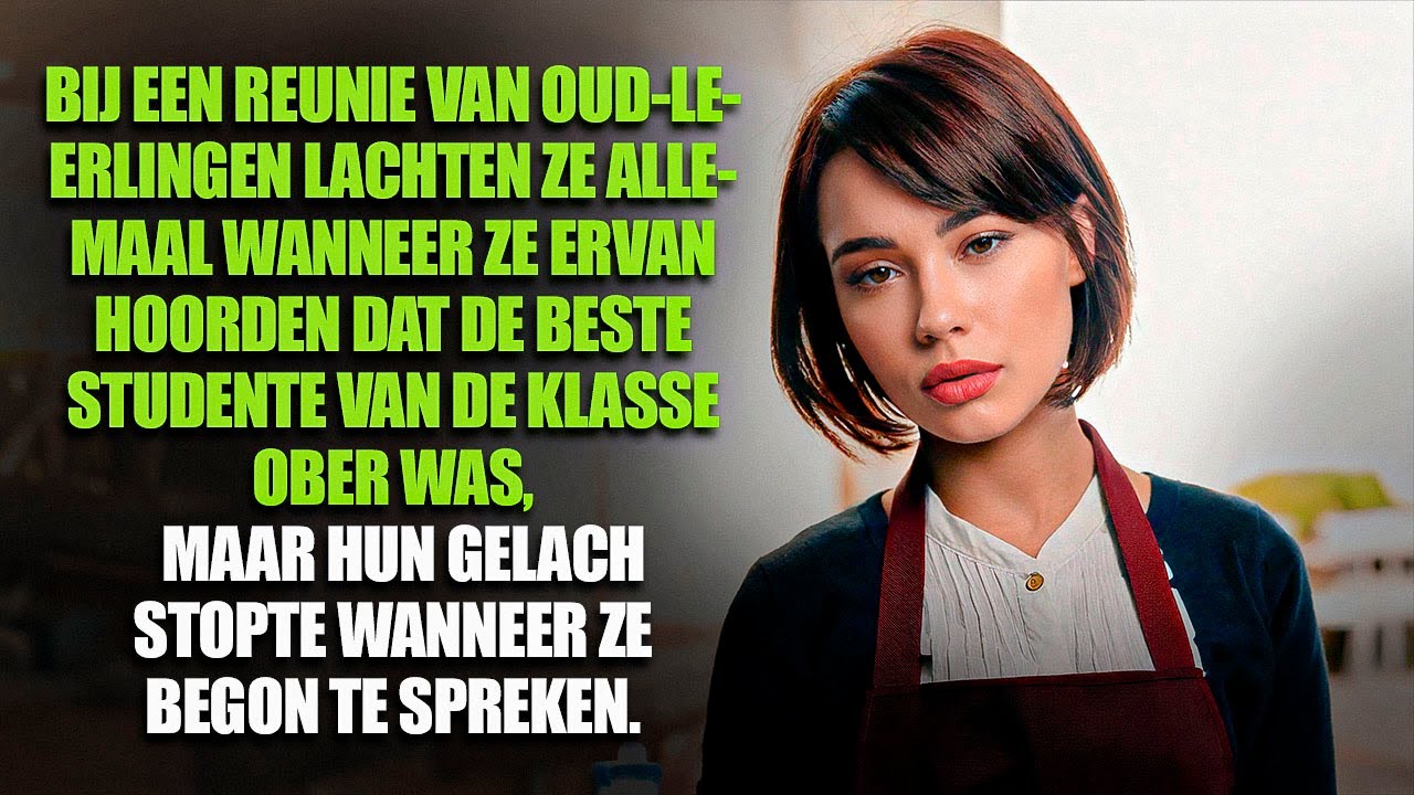 KLASSEBESTE WERKT ALS SERVEERSTER! VERRASSING TIJDENS KLASSENREÜNIE!
