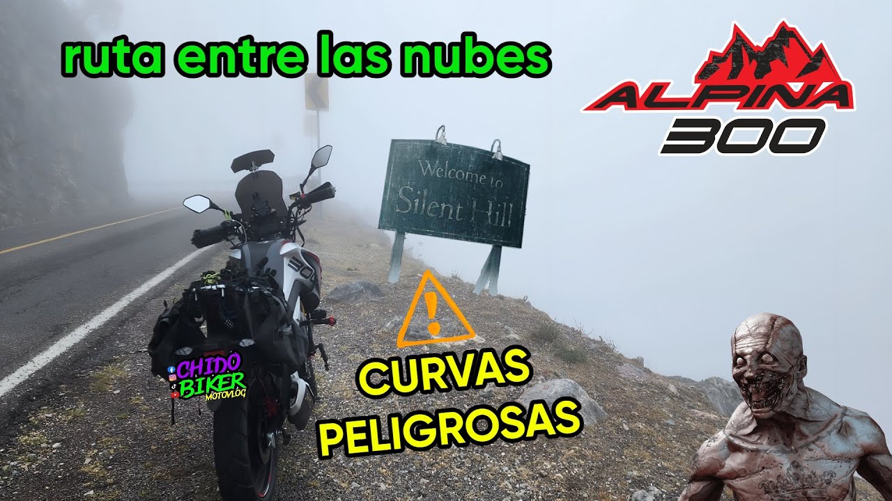 VIAJANDO CON LA ALPINA300 / SIERRA GORDA DE QUERETARO / PUERTA DEL CIELO / RUTA CON MUCHA NEBLINA .