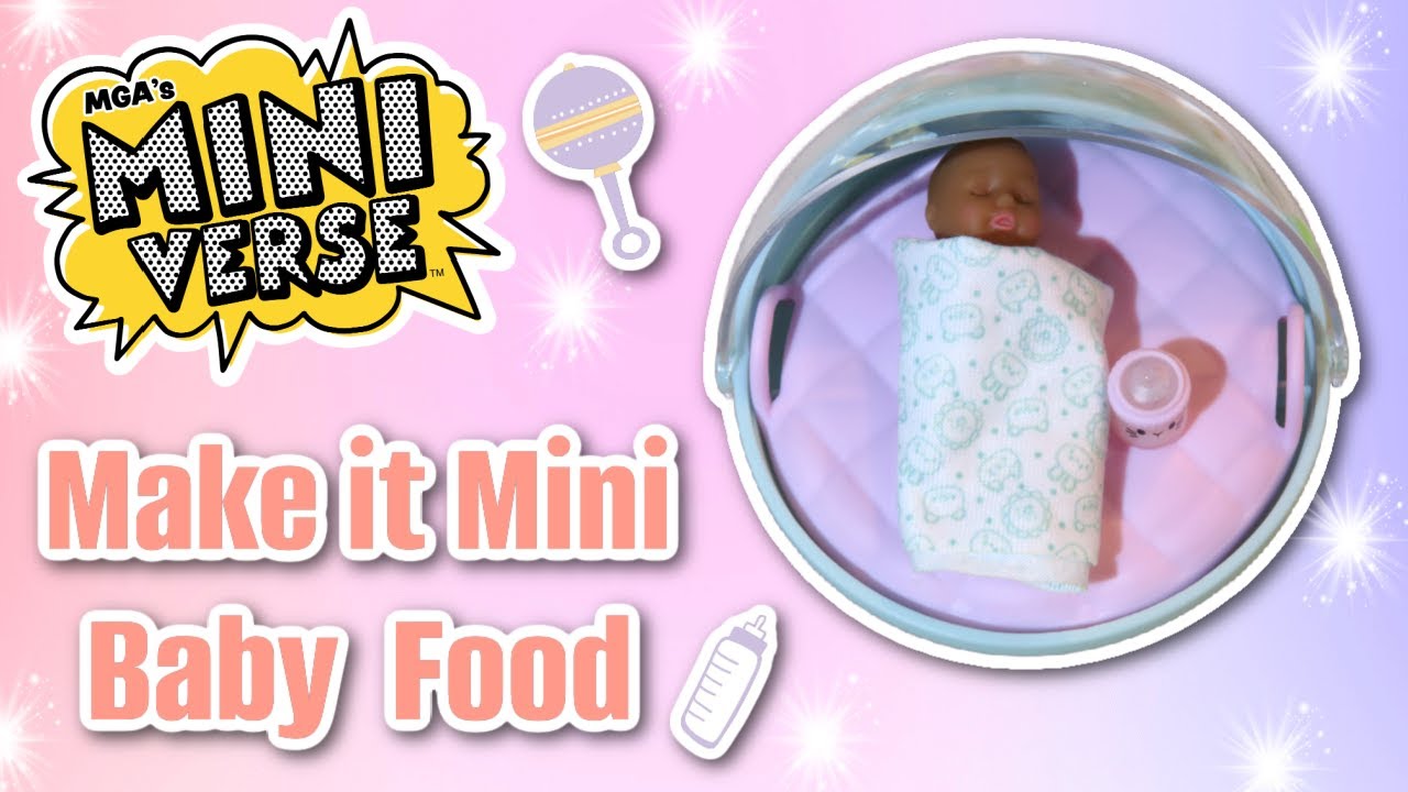 NEW Miniverse Make it Mini Baby Food! Making Baby Formula! 👶 
