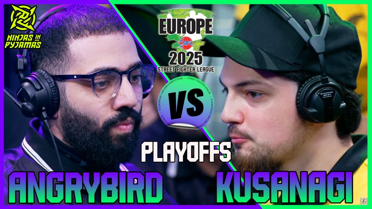 🔥 SF6 ▰ ANGRYBIRD（豪鬼） vs KUSANAGI（リュウ） ▰ ストリートファイターリーグ：プロヨーロッパ 2025 - プレーオフ