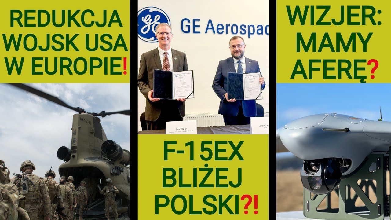 Serwis silników F-15EX w Polsce? Drony Wizjer to bubel? Kosztowały 174 mln zł: WOJSKOWE NEWSY #324