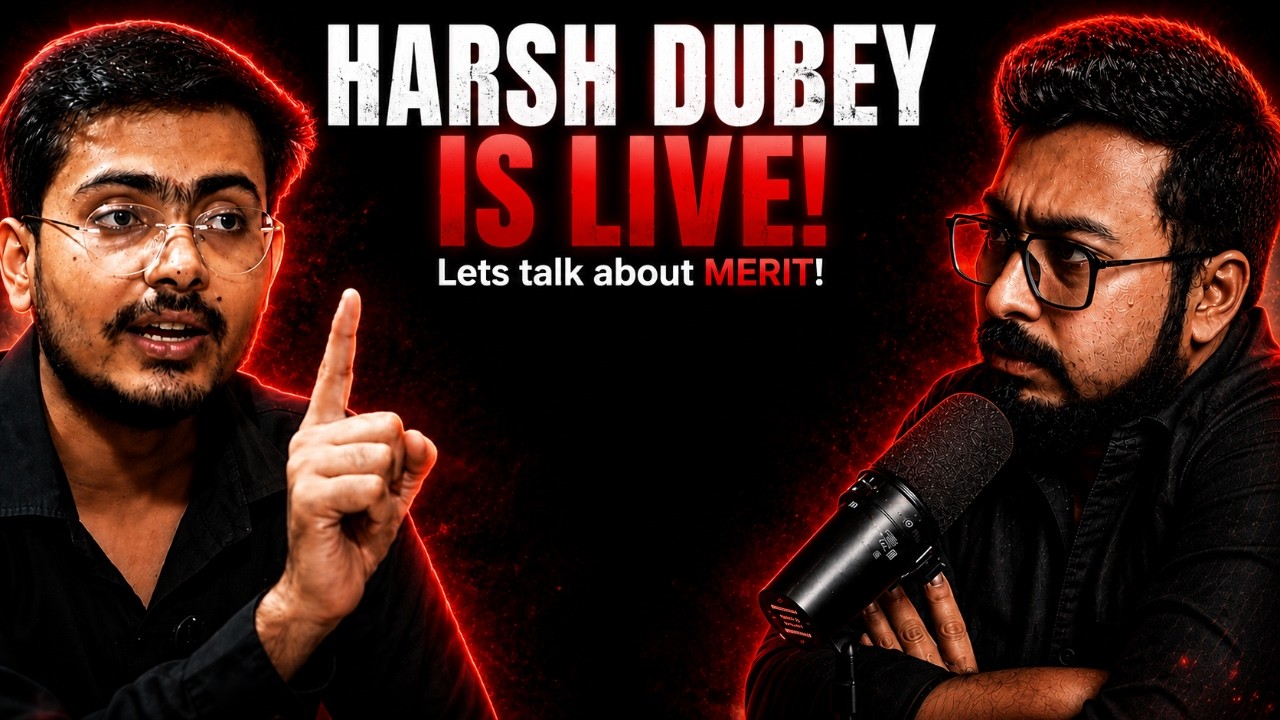 Harsh Dubey EXPLOSIVE PODCAST on Reservation Hatao Andolan, Merit, Education, NEET