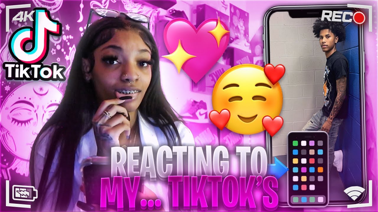 Reacting To My… TikTok’s👀☺️