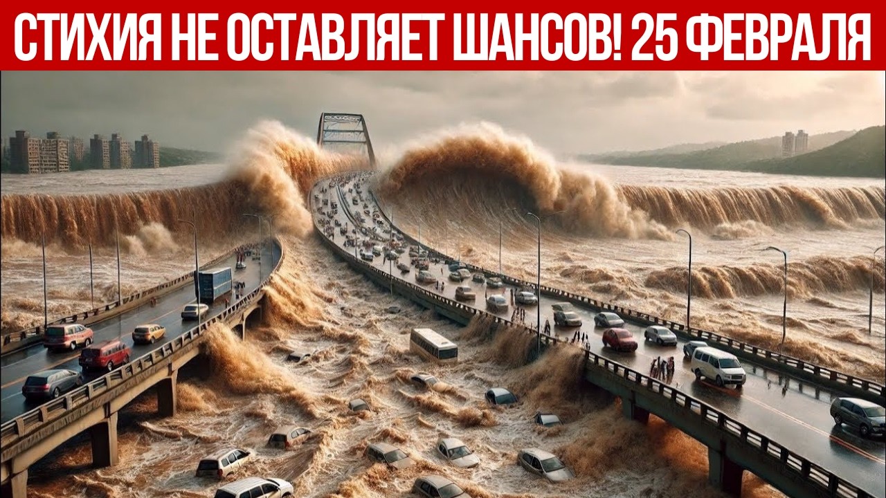 Новости Сегодня 25.02.2026 - Катаклизмы, ЧП, События дня | США Китай Россия Европа Индия