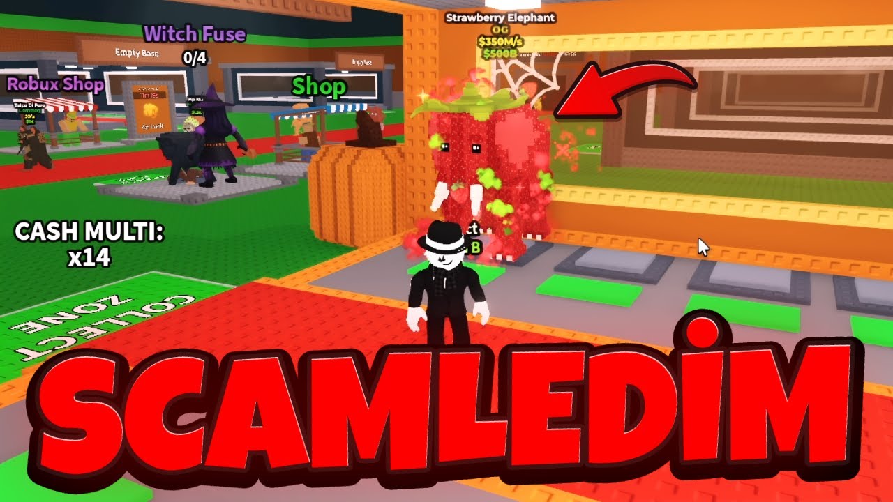 TÜRKİYE'DE TEK STRAWBERRY ELEPHANTI SCAMLEDİM! - Steal a Brainrot Türkçe