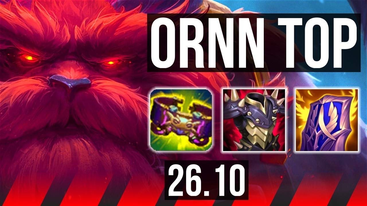 ORNN vs IRELIA (TOP) | Good KDA: 10/1/6 | KR Master | 26.10