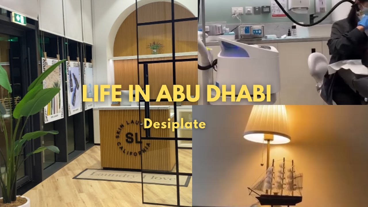 My First Laser Facial Experience,SHOCKING Results! | Life in Abu Dhabi | Desiplate #support #relax 
