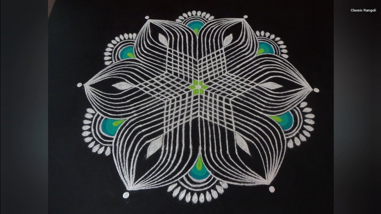 Friday Padi Kolam / Easy Padi Kolam / Aani Maadha Kolam / Innovative Padi Kolam / Classic Rangoli