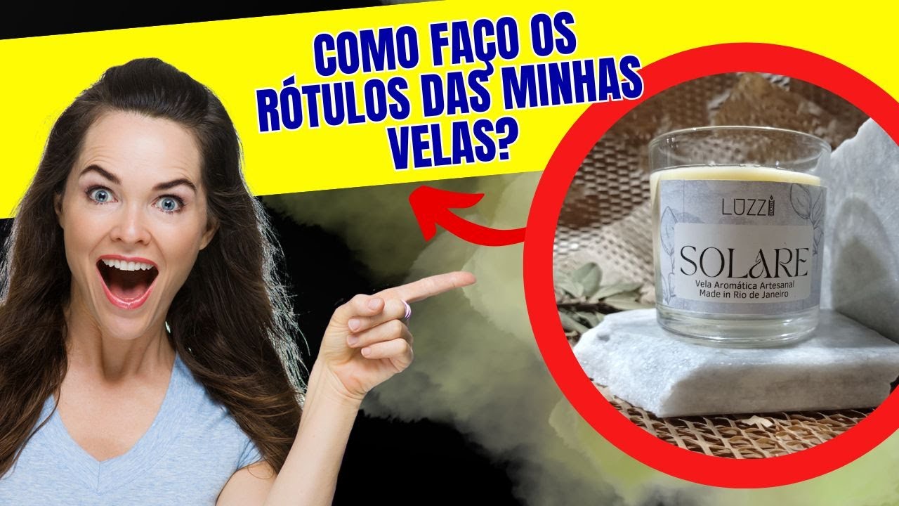 O MELHOR Jeito de Fazer Rótulos de Velas com Impressão de Alta Qualidade