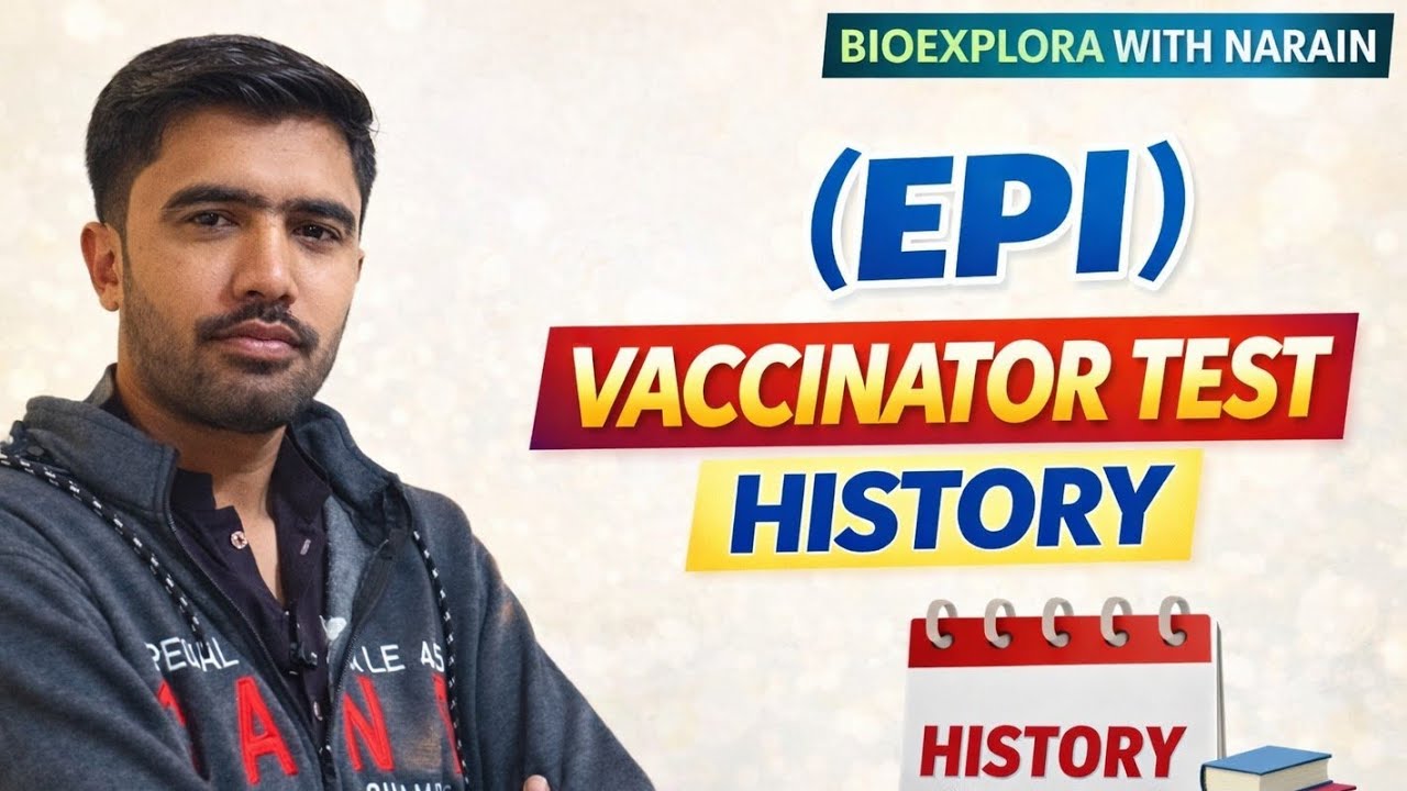 Short History of EPI | Vaccinator test | (STS/NTS) | BPS-06| lecture#02 