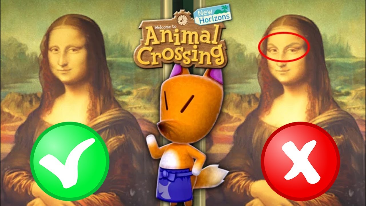 VRAI OU FAUSSE ŒUVRES D'ART ? IDENTIFIER LES CONTREFAÇONS - ANIMAL CROSSING NEW HORIZONS