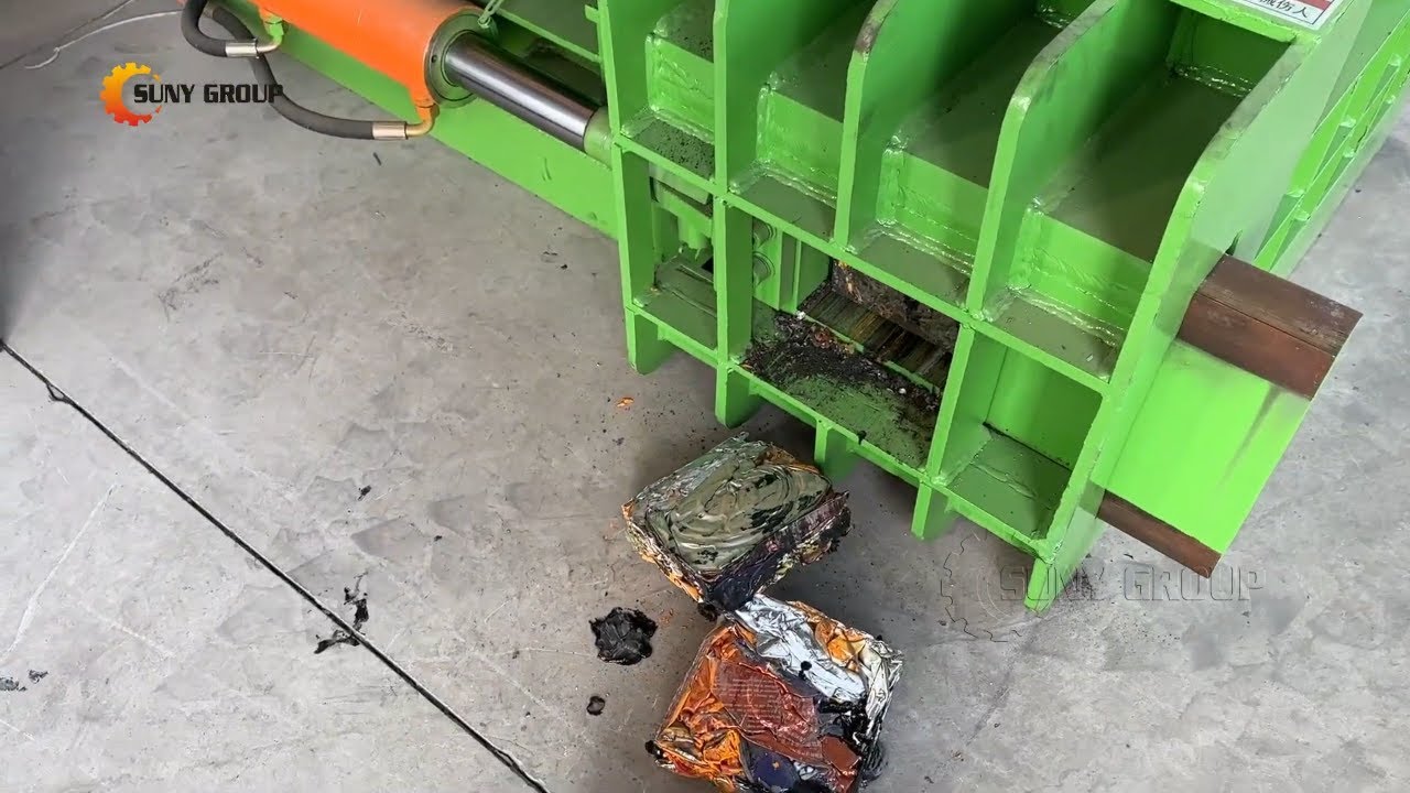 Mini Hydraulic Baler Machine: Scrap Metal Press Baling Machine