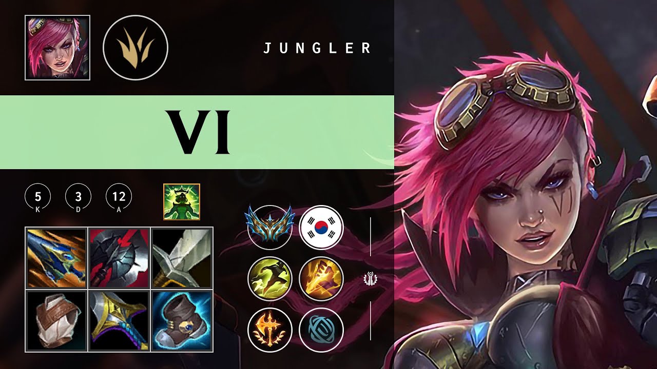 Vi Jungle vs Jayce - KR Challenger Patch 26.02