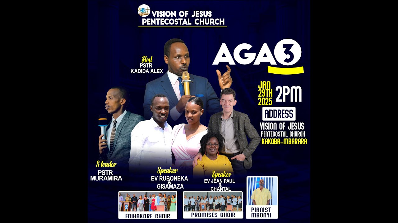 AGATATU MURI VISION HAMWE NA PSTR KADIDA EV.RUBONEKA,EV.JEAN PAUL,EV.CHATAL,EV.GISAMAZA  29/ 01 2025