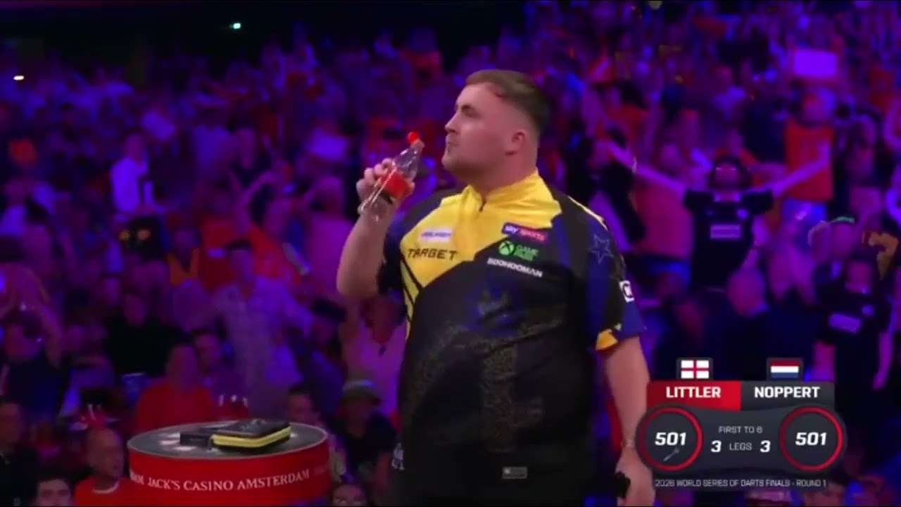 Инцидент с голландскими болельщиками и Люком Литтлером на World Series Finals #дартс