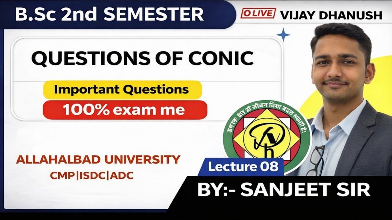 Polar Coordinates – Important Questions | BSc 2nd Semester Maths // video_08