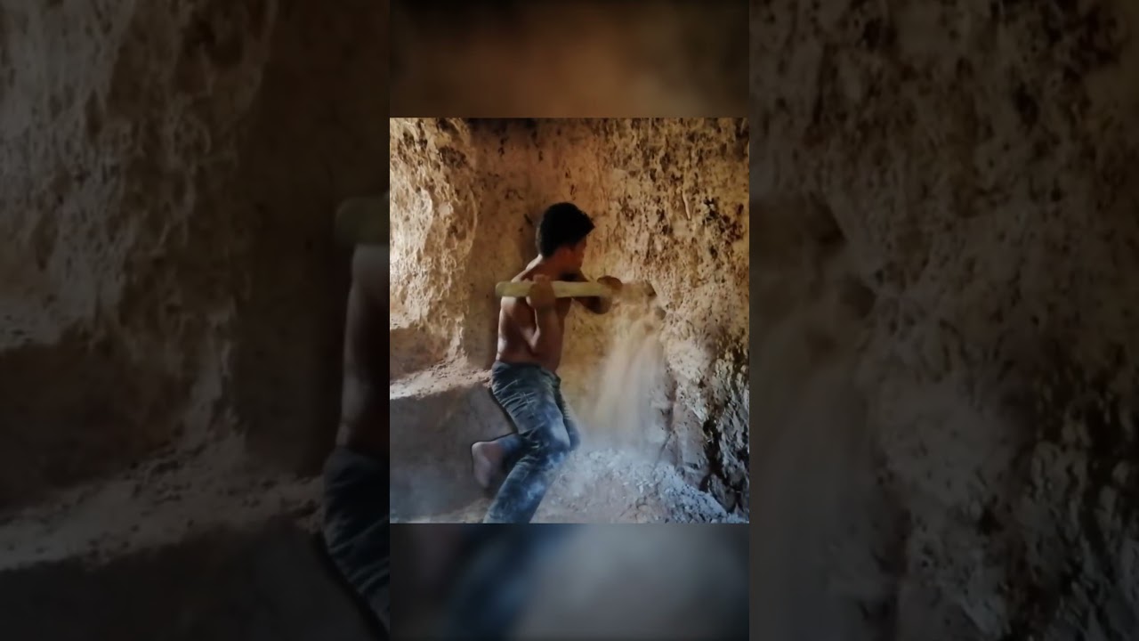 Underground Secret House & Pool | Primitive Build 🌿