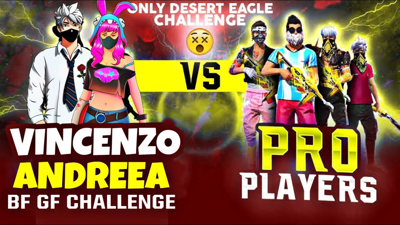 Again VINCENZO & ANDREEA vs PRO SUBSCRIBERS Clash Squad Custom Match || only One Tap headshot