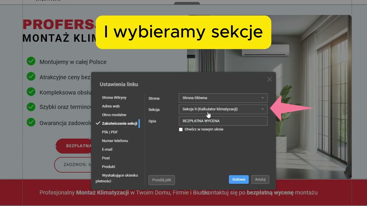 Podpinanie + wysylanie projektu