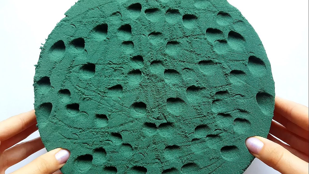 Dry floral foam crushing |WATCH IN HD| ig @asmr_by_ann